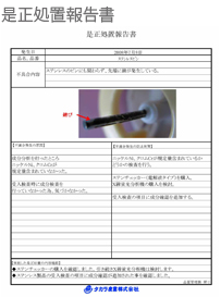 クレーム・製品事故の初期対応における取り組み