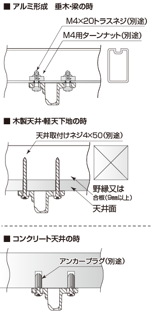 DRY・WAVE 吊下型室内物干金物